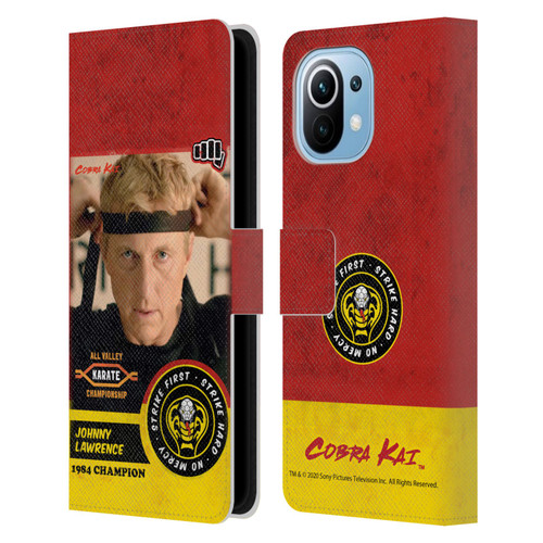 Cobra Kai Graphics 2 Johnny Lawrence Karate Leather Book Wallet Case Cover For Xiaomi Mi 11
