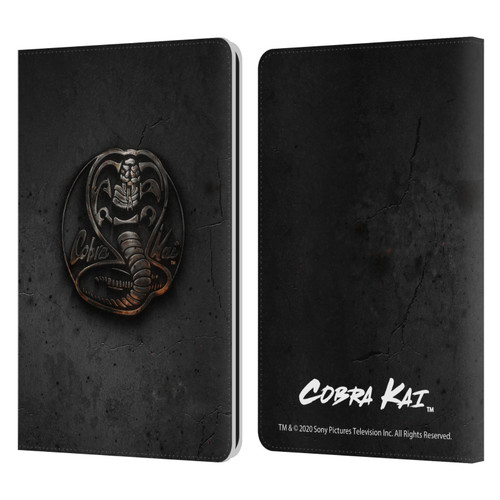 Cobra Kai Graphics Metal Logo Leather Book Wallet Case Cover For Amazon Kindle Paperwhite 1 / 2 / 3