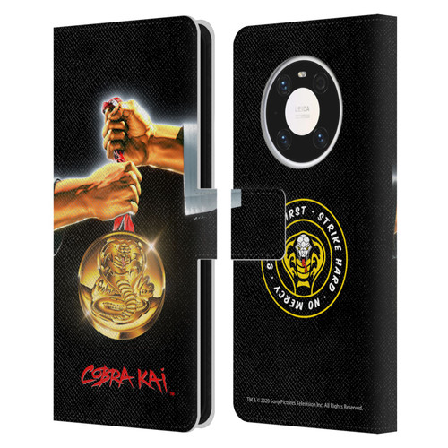 Cobra Kai Graphics Gold Medal Leather Book Wallet Case Cover For Huawei Mate 40 Pro 5G