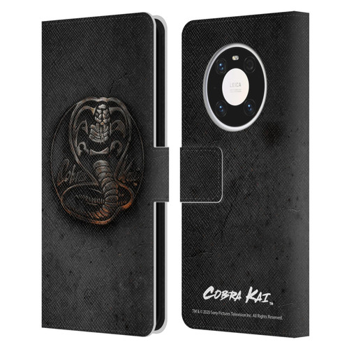 Cobra Kai Graphics Metal Logo Leather Book Wallet Case Cover For Huawei Mate 40 Pro 5G