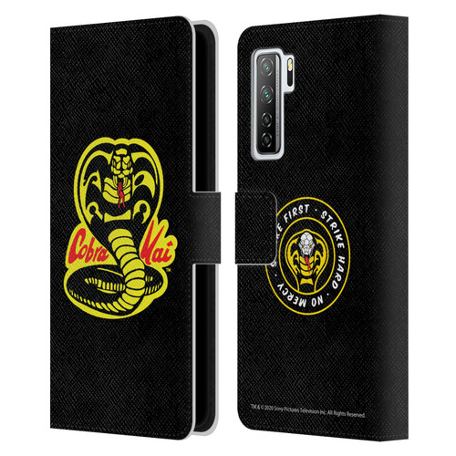 Cobra Kai Graphics Logo Leather Book Wallet Case Cover For Huawei Nova 7 SE/P40 Lite 5G