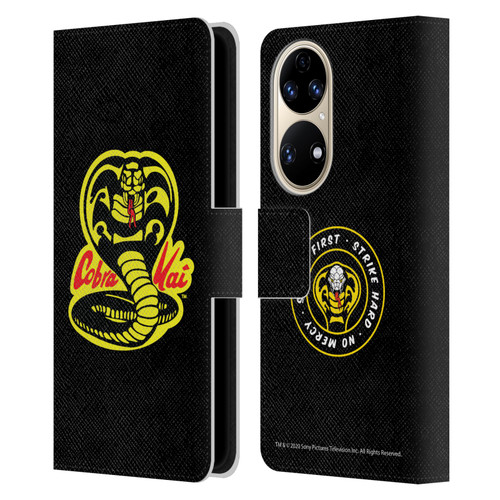 Cobra Kai Graphics Logo Leather Book Wallet Case Cover For Huawei P50