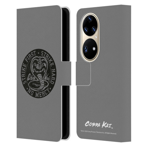Cobra Kai Graphics Strike Logo 2 Leather Book Wallet Case Cover For Huawei P50 Pro