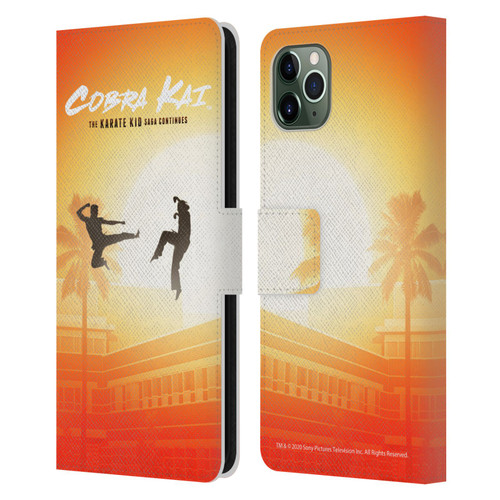 Cobra Kai Graphics Karate Kid Saga Leather Book Wallet Case Cover For Apple iPhone 11 Pro Max