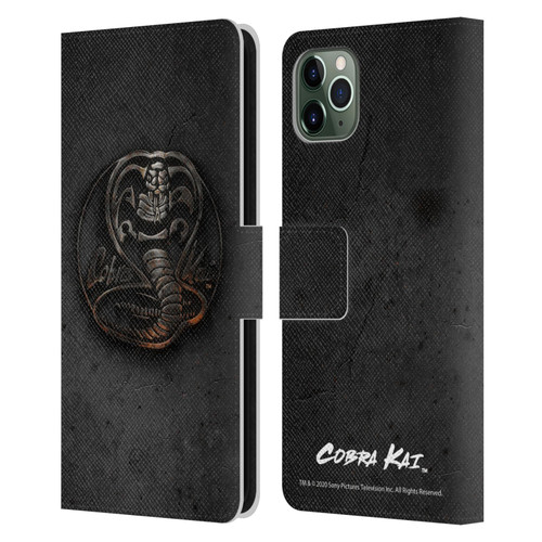 Cobra Kai Graphics Metal Logo Leather Book Wallet Case Cover For Apple iPhone 11 Pro Max