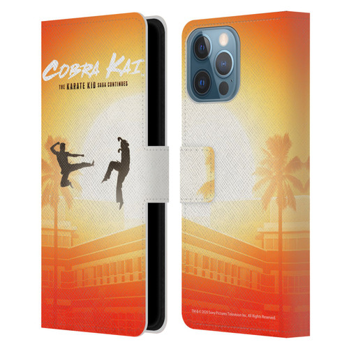 Cobra Kai Graphics Karate Kid Saga Leather Book Wallet Case Cover For Apple iPhone 13 Pro Max
