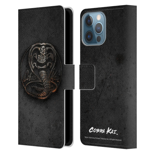Cobra Kai Graphics Metal Logo Leather Book Wallet Case Cover For Apple iPhone 13 Pro Max