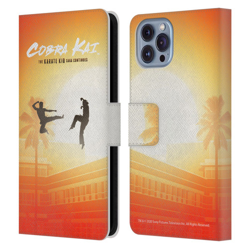 Cobra Kai Graphics Karate Kid Saga Leather Book Wallet Case Cover For Apple iPhone 14