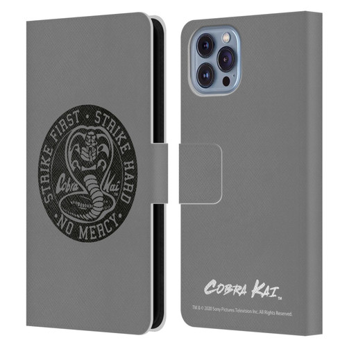 Cobra Kai Graphics Strike Logo 2 Leather Book Wallet Case Cover For Apple iPhone 14