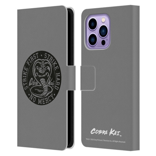 Cobra Kai Graphics Strike Logo 2 Leather Book Wallet Case Cover For Apple iPhone 14 Pro Max