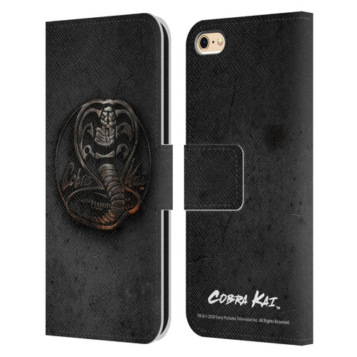 Cobra Kai Graphics Metal Logo Leather Book Wallet Case Cover For Apple iPhone 6 / iPhone 6s