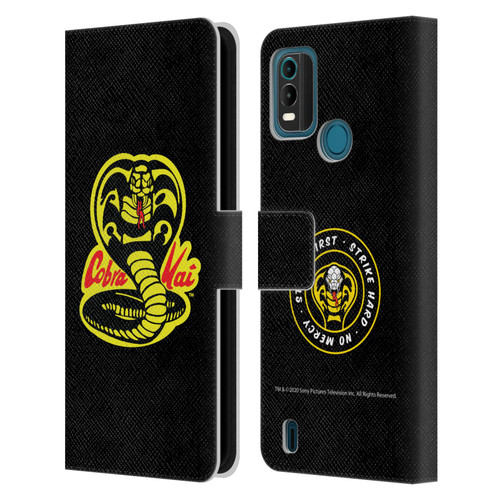 Cobra Kai Graphics Logo Leather Book Wallet Case Cover For Nokia G11 Plus