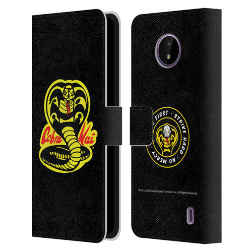 Cobra Kai Graphics Logo Leather Book Wallet Case Cover For Nokia C10 / C20