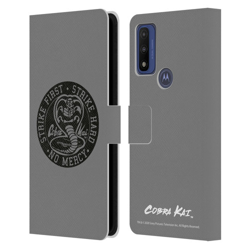 Cobra Kai Graphics Strike Logo 2 Leather Book Wallet Case Cover For Motorola G Pure