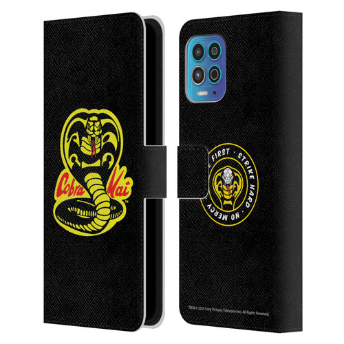 Cobra Kai Graphics Logo Leather Book Wallet Case Cover For Motorola Moto G100