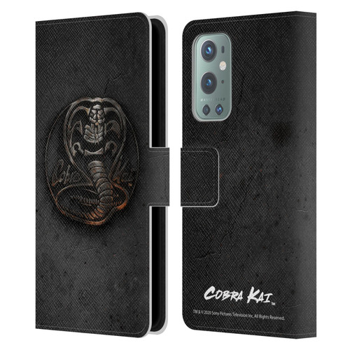 Cobra Kai Graphics Metal Logo Leather Book Wallet Case Cover For OnePlus 9