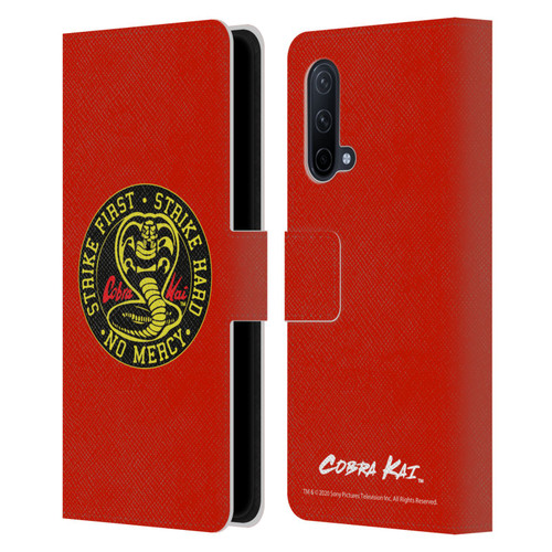 Cobra Kai Graphics Strike Logo Leather Book Wallet Case Cover For OnePlus Nord CE 5G