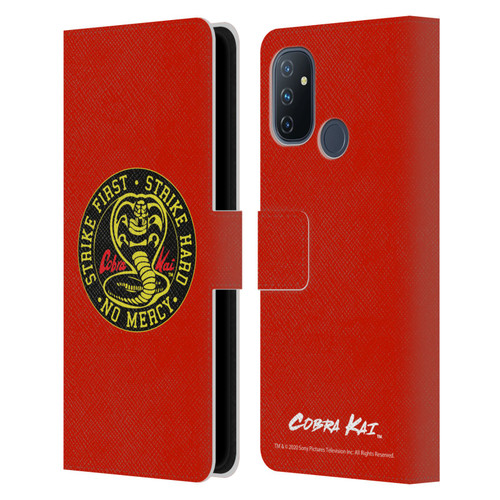 Cobra Kai Graphics Strike Logo Leather Book Wallet Case Cover For OnePlus Nord N100