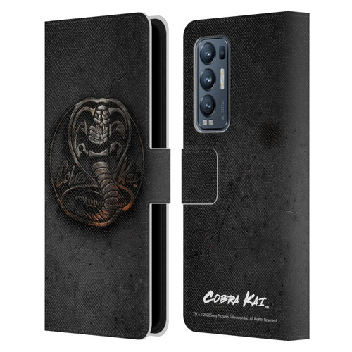 Cobra Kai Graphics Metal Logo Leather Book Wallet Case Cover For OPPO Find X3 Neo / Reno5 Pro+ 5G