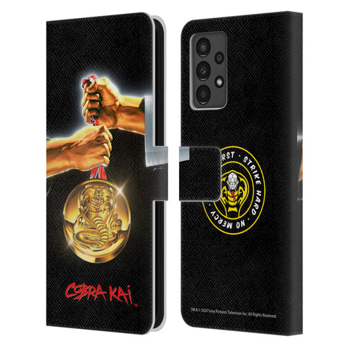 Cobra Kai Graphics Gold Medal Leather Book Wallet Case Cover For Samsung Galaxy A13 (2022)