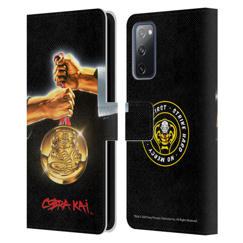 Cobra Kai Graphics Gold Medal Leather Book Wallet Case Cover For Samsung Galaxy S20 FE / 5G