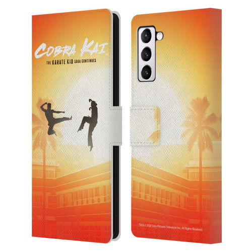 Cobra Kai Graphics Karate Kid Saga Leather Book Wallet Case Cover For Samsung Galaxy S21+ 5G