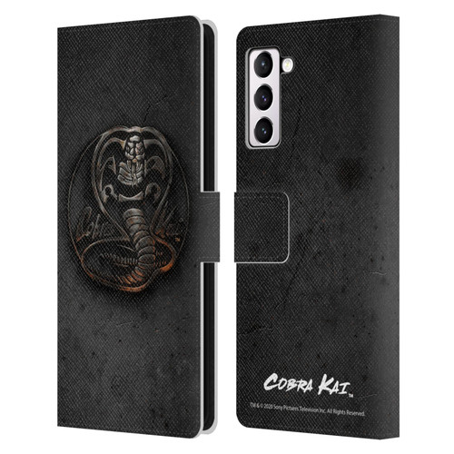 Cobra Kai Graphics Metal Logo Leather Book Wallet Case Cover For Samsung Galaxy S21+ 5G