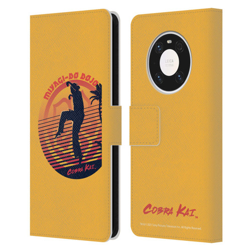Cobra Kai Key Art Miyagi Do Logo Leather Book Wallet Case Cover For Huawei Mate 40 Pro 5G