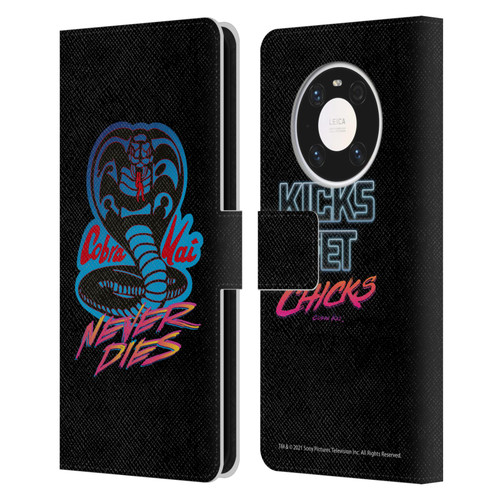 Cobra Kai Key Art Never Dies Logo Leather Book Wallet Case Cover For Huawei Mate 40 Pro 5G