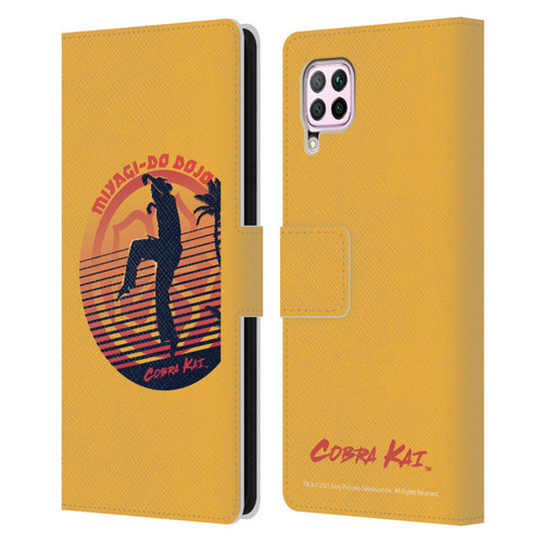 Cobra Kai Key Art Miyagi Do Logo Leather Book Wallet Case Cover For Huawei Nova 6 SE / P40 Lite