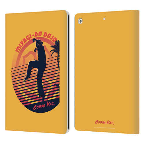 Cobra Kai Key Art Miyagi Do Logo Leather Book Wallet Case Cover For Apple iPad 10.2 2019/2020/2021