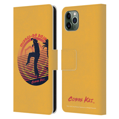 Cobra Kai Key Art Miyagi Do Logo Leather Book Wallet Case Cover For Apple iPhone 11 Pro Max
