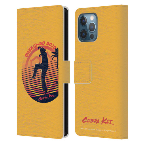 Cobra Kai Key Art Miyagi Do Logo Leather Book Wallet Case Cover For Apple iPhone 12 Pro Max
