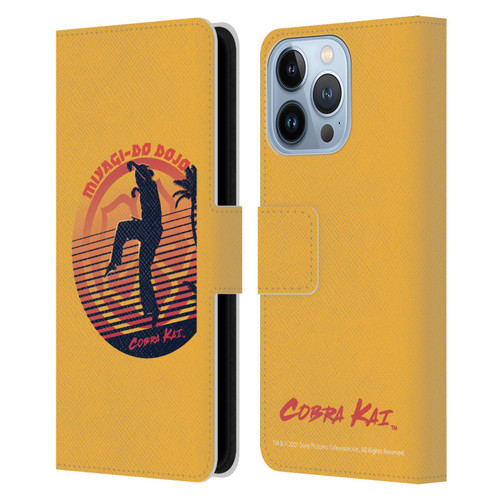 Cobra Kai Key Art Miyagi Do Logo Leather Book Wallet Case Cover For Apple iPhone 13 Pro