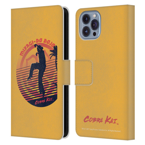 Cobra Kai Key Art Miyagi Do Logo Leather Book Wallet Case Cover For Apple iPhone 14