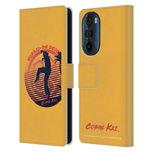 Cobra Kai Key Art Miyagi Do Logo Leather Book Wallet Case Cover For Motorola Edge 30