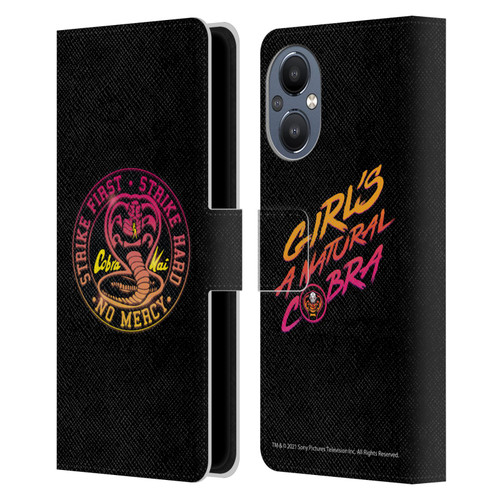 Cobra Kai Key Art Strike Hard Logo Leather Book Wallet Case Cover For OnePlus Nord N20 5G