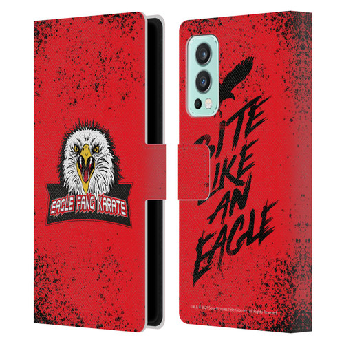 Cobra Kai Key Art Eagle Fang Logo Leather Book Wallet Case Cover For OnePlus Nord 2 5G