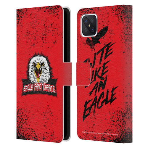 Cobra Kai Key Art Eagle Fang Logo Leather Book Wallet Case Cover For OPPO Reno4 Z 5G