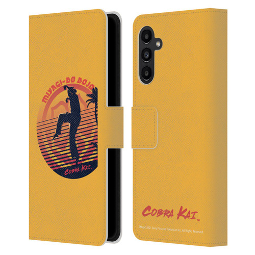 Cobra Kai Key Art Miyagi Do Logo Leather Book Wallet Case Cover For Samsung Galaxy A13 5G (2021)