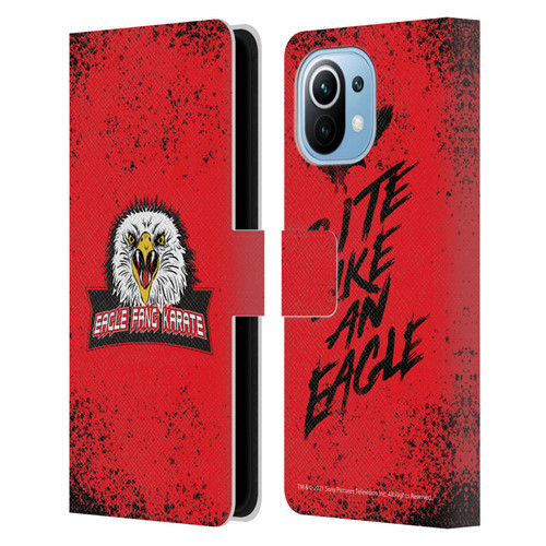 Cobra Kai Key Art Eagle Fang Logo Leather Book Wallet Case Cover For Xiaomi Mi 11