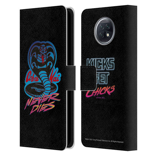 Cobra Kai Key Art Never Dies Logo Leather Book Wallet Case Cover For Xiaomi Redmi Note 9T 5G