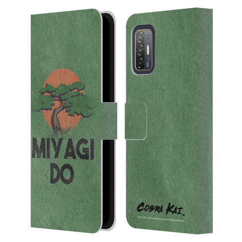 Cobra Kai Season 4 Key Art Team Miyagi Do Leather Book Wallet Case Cover For HTC Desire 21 Pro 5G