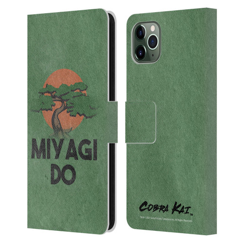 Cobra Kai Season 4 Key Art Team Miyagi Do Leather Book Wallet Case Cover For Apple iPhone 11 Pro Max