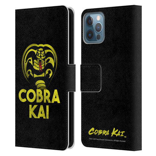 Cobra Kai Season 4 Key Art Team Cobra Kai Leather Book Wallet Case Cover For Apple iPhone 12 / iPhone 12 Pro