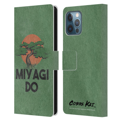 Cobra Kai Season 4 Key Art Team Miyagi Do Leather Book Wallet Case Cover For Apple iPhone 12 Pro Max