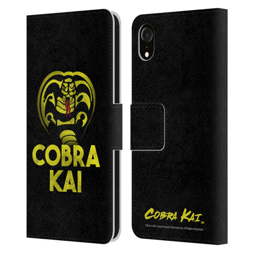 Cobra Kai Season 4 Key Art Team Cobra Kai Leather Book Wallet Case Cover For Apple iPhone XR