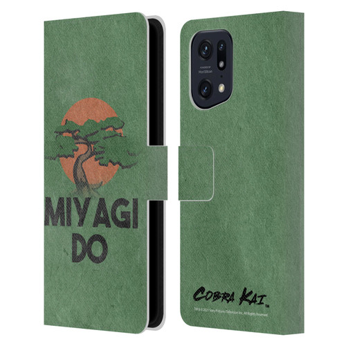 Cobra Kai Season 4 Key Art Team Miyagi Do Leather Book Wallet Case Cover For OPPO Find X5