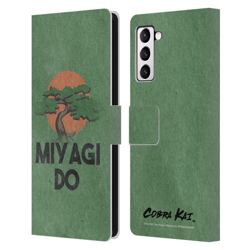 Cobra Kai Season 4 Key Art Team Miyagi Do Leather Book Wallet Case Cover For Samsung Galaxy S21+ 5G