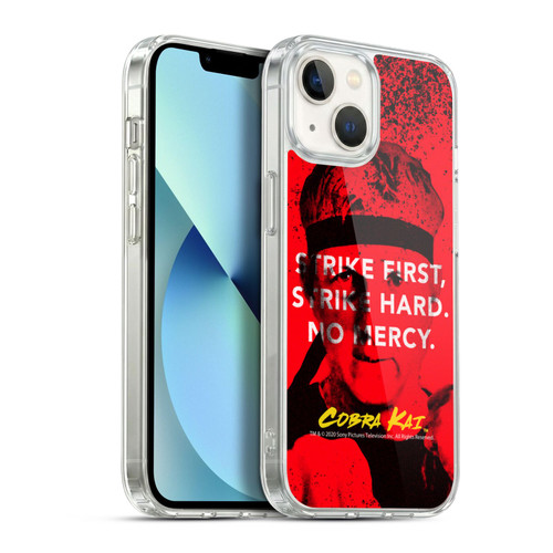 Cobra Kai Composed Art John Lawrence Strike Soft Gel Case for Apple iPhone 13